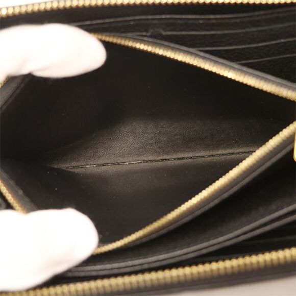 Louis Vuitton Monogram Black Zippy Wallet M61864 Long Wallet Women [yy] - Picture 6 of 10